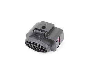 ES#404181 - 6X0973717 - Connector Housing - Priced Each - Used in various locations. 14 Pin - Genuine Volkswagen Audi - Volkswagen