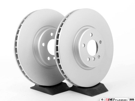 ES#2696108 - 34116793243KT1 - Front Brake Rotors - Pair (365x36) - Featuring a protective Meyle Platinum coating. - Meyle - BMW