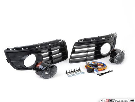 ES#2838961 - 1K0998012KT - Fog Light Conversion Kit - ZiZa Brand Projector - Complete kit to install fog lights on your Jetta, a 37 piece kit - Assembled By ECS - Volkswagen