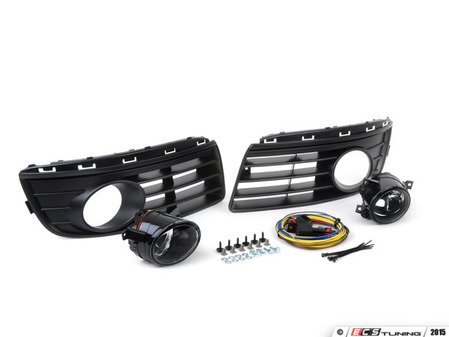 ES#2838988 - 1K0998002KT1 - Fog Light Conversion Kit - Non Projector - Complete kit to install fog lights on your Jetta, a 37 piece kit - Assembled By ECS - Volkswagen