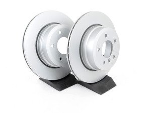 ES#2836926 - 34216763345KT - Rear Brake Rotors - Pair (320x20) - Featuring a protective Meyle Platinum coating. - Meyle - BMW