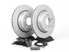 ES#2862825 - 34113400151KT2 - Rear Brake Service Kit - Featuring ECS V5 coated rotors and ECS DD23 "Daily Driver" ceramic pads. - Assembled By ECS - BMW