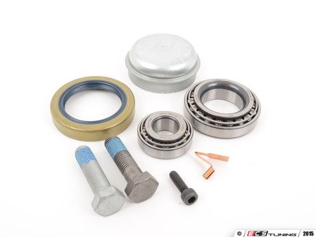 ES#2882672 - 2013300151 - Front Wheel Bearing Kit - Priced Each - Includes inner and outer wheel bearings, wheel seal, cap, and hardware - Vaico - Mercedes Benz