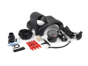 ES#2855976 - 000965ecs04aaKT2 - ECS Column Pod Boost Gauge Kit - Includes ECS 30in Hg/30 PSI Electronic Boost Gauge, Vent Pod and ECS Modular PCV Boost Tap Assy. - Assembled By ECS - Volkswagen