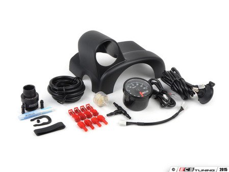 ES#2855976 - 000965ecs04aaKT2 - ECS Column Pod Boost Gauge Kit - Includes ECS 30in Hg/30 PSI Electronic Boost Gauge, Vent Pod and ECS Modular PCV Boost Tap Assy. - Assembled By ECS - Volkswagen