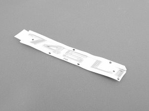 ES#79258 - 51147033243 - E66 Model Emblem - 745Li - Genuine BMW - BMW