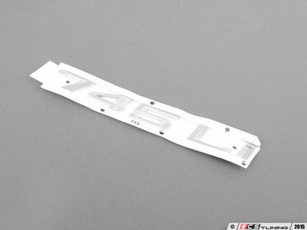 ES#79258 - 51147033243 - E66 Model Emblem - 745Li - Genuine BMW - BMW