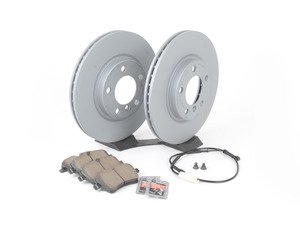 ES#2804125 - 341198048294KT19 - Front Brake Service Kit - Featuring ECS V5 rotors and ECS DD23 ceramic pads. - Assembled By ECS - MINI