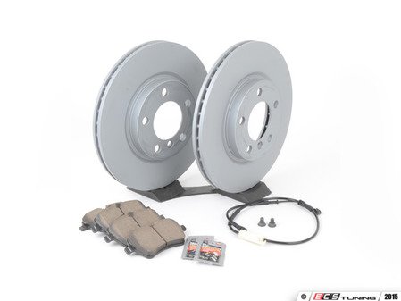 ES#2804125 - 341198048294KT19 - Front Brake Service Kit - Featuring ECS V5 rotors and ECS DD23 ceramic pads. - Assembled By ECS - MINI
