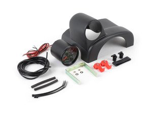 ES#2877214 - GAU005K3KT - Column Pod Boost Gauge Kit - Includes 30 PSI Electronic Boost Gauge, NSP Column pod and a threaded male NoBuzz Boost Connector. - Assembled By ECS - Volkswagen