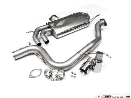 ES#2828284 - SSXVW281 - 3" Cat-Back Exhaust System - Non-Resonated - Get that Exhaust tone you've been looking for, features polished "GT80" style tips! - Milltek Sport - Volkswagen
