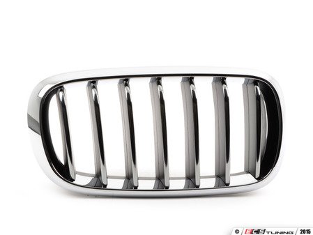 ES#2711705 - 51137316062 - F15 Front grille - right - Replacement grille, chrome outer with chrome slats - Genuine BMW - BMW