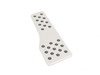 ES#2840328 - P716056SILVER - Rennline 4-Piece Pedal Set - Silver - (NO LONGER AVAILABLE) - Silver finish with rubber grip - includes gas, brake, clutch, and dead pedals - Rennline - 