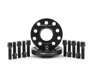 ECS Wheel Spacer & Bolt Kit - 20mm With Black Conical Seat Bolts