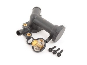 ES#2827035 - 11537829959KT2 - Thermostat Replacement Kit - Thermostat housing and thermostat kit with bolts : Cooper - Assembled By ECS - MINI