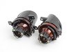 ES#252719 - OPNZZAFOG - Projector Fog Light Conversion Kit - With Open Honeycomb Grilles - Convert your standard fogs to projector style, featuring Ziza projector fog lights with 9006 bulbs. - Assembled By ECS - 