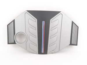 ES#1599228 - 13717589646 - Engine Beauty Cover - Attractive beauty cover with ///M stripe - Genuine BMW - BMW