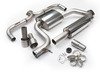 ES#2828237 - SSXVW228 - 3" Cat-Back Exhaust System - Resonated - Get that Exhaust tone you've been looking for! Features 3" construction with 4" Titanium "GT100" style tips. - Milltek Sport - Volkswagen