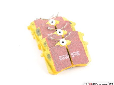 ES#517838 - DP4680R -  Rear YellowStuff Performance Brake Pad Set - EBC's premium sport street pad that offers high friction levels and heat fade resistance - EBC - Audi Volkswagen