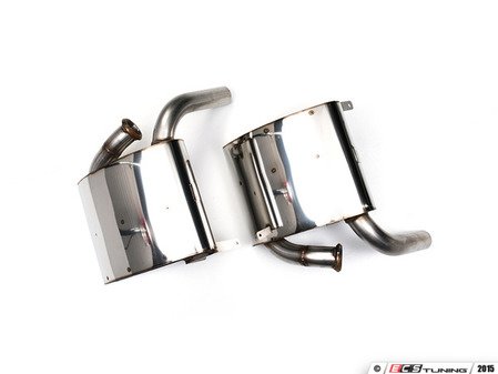 ES#2827892 - SSXPO019 - Cat-Back Exhaust System - 2.5" stainless steel mufflers for use with stock tips - Milltek Sport - Porsche