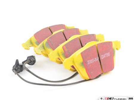 ES#520872 - DP41495R -  Front YellowStuff Performance Brake Pad Set - EBC's premium sport street pad that offers high friction levels and heat fade resistance - EBC - Audi