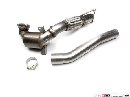 ES#2828264 - SSXVW261 - 3" Downpipe with Catalytic Converter - 3" downpipe with HJS-approved high flow catalytic converter - Milltek Sport - Volkswagen