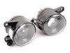ES#2063753 - 1K0998027 - Projector Fog Light Conversion Kit - With 3 Bar Grille - Complete kit to install European projector fog lights - includes bulbs - Assembled By ECS - Volkswagen