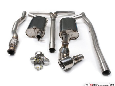 ES#2827813 - SSXM026 - Cat-Back Exhaust System - Non-Resonated - 2.50" stainless steel with dual 100mm Jet polished tips - Milltek Sport - MINI