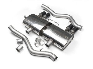 ES#2827635 - SSXBM941 - E9x M3 Performance Cat Back Exhaust - Black Tips - Motorsport pedigree. Superior quality. Excellent sound. Milltek Sport cat-back exhaust with cerakote black tips. - Milltek Sport - BMW
