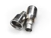 ES#2827275 - SSXAU089 - Cat-Back Exhaust System - Resonated - 2.5" stainless steel with dual 100mm polished tips - Milltek Sport - Audi