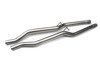 ES#2827261 - SSXAU048 - Cat-Back Exhaust System - Non-Resonated - 2.25" stainless steel with quad 76.2mm polished tips - Milltek Sport - Audi