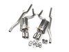 ES#2827261 - SSXAU048 - Cat-Back Exhaust System - Non-Resonated - 2.25" stainless steel with quad 76.2mm polished tips - Milltek Sport - Audi