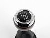 ES#47113 - 25112753786 -  Wooden Shift Knob W/ Boot - Chrome - Wooden knob with chrome trim on boot - Genuine MINI - MINI