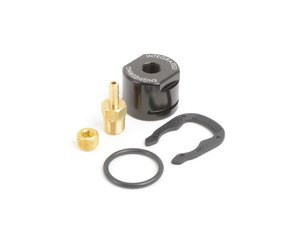 ES#2863459 - IEBAVC2BK - IE Boost Cap - Black - Used to cap off the the vacuum port on the side of the intake manifold for vehicles running catch cans. Includes a tap to supply vacuum to a boost gauge. - Integrated Engineering - Volkswagen
