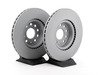 ES#8707 - 1K0698001 - Front Big Brake Kit - Plain Rotors (312x25) - Upgrade from 288mm to 312mm rotors. Reuses factory calipers, pads, and hardware! - Assembled By ECS - Volkswagen