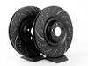 ES#2153590 - GD1607 - Front Dimpled & Slotted Brake Rotors - Pair (385x36mm) - Upgrade your stopping power - EBC - Audi