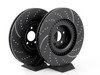 ES#2153590 - GD1607 - Front Dimpled & Slotted Brake Rotors - Pair (385x36mm) - Upgrade your stopping power - EBC - Audi