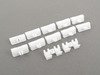 ES#4608366 - 07131490537KT1 - Trim Cover Clip Hardware Deluxe Kit - Nylon set clips set that mounts near the cowl and the back of the trim - Genuine MINI - MINI