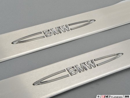 ES#120859 - 51470429899 - Illuminated Door Sill Kit - Complete plug-and-play kit featuring an illuminated BMW insignia. - Genuine BMW - BMW