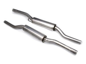ES#2918090 - SSXAU514 - B7 A4 2.0T Cat-Back Exhaust System - Resonated - 2.5" stainless steel with dual GT 100mm polished tips - Milltek Sport - Audi