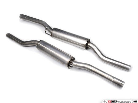 ES#2918090 - SSXAU514 - B7 A4 2.0T Cat-Back Exhaust System - Resonated - 2.5" stainless steel with dual GT 100mm polished tips - Milltek Sport - Audi