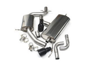 ES#2828197 - SSXVW184 - MK6 GTI 2.0T 2.75" Cat-Back Exhaust System - Resonated - Get that Exhaust tone you've been looking for! Features 2.75" construction with 4" Black "GT100" style tips. - Milltek Sport - Volkswagen