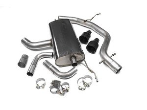 ES#2828196 - SSXVW183 - MK6 GTI 2.0T 2.75" Cat-Back Exhaust System - Non-Resonated - Get that Exhaust tone you've been looking for! Features 2.75" construction with 4" Black "GT100" style tips. - Milltek Sport - Volkswagen