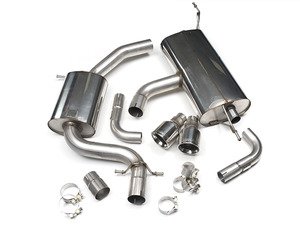 ES#2828138 - SSXVW116 - MK6 GTI 2.0T 2.75" Cat-Back Exhaust System - Resonated - Get that Exhaust tone you've been looking for! Features 2.75" construction with 4" "Jet" style tips. - Milltek Sport - Volkswagen