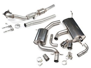 ES#2862516 - tbmk6gti8KT - MK6 GTI 2.0T 2.75" Turbo Back Exhaust System - Resonated - Get that Exhaust tone you've been looking for! Features 2.75" turboback construction with dual 4" "Jet" style tips - Milltek Sport - Volkswagen