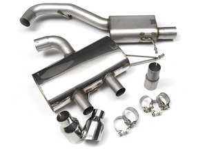 ES#2828230 - SSXVW221 - 3" Cat-Back Exhaust System - Resonated - Get that Exhaust tone you've been looking for! Features 3" construction with 4" Polished "GT100" style tips. - Milltek Sport - Volkswagen