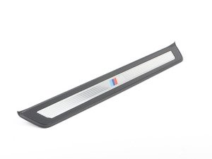 ES#2165774 - 51478050054 - F10 M Sports Door Sill Trim - Front Right - Sill plate featuring the ///M logo - Genuine BMW - BMW