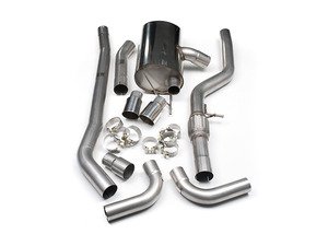 ES#2827656 - SSXBM962 - Performance Dual Exit Race Cat Back - Polished Tips - Motorsport pedigree. Superior quality. Excellent sound. Milltek Sport cat-back exhaust for enhanced performance. - Milltek Sport - BMW