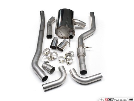 ES#2827656 - SSXBM962 - Performance Dual Exit Race Cat Back - Polished Tips - Motorsport pedigree. Superior quality. Excellent sound. Milltek Sport cat-back exhaust for enhanced performance. - Milltek Sport - BMW