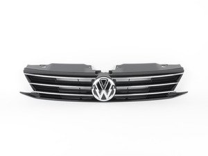 ES#2780635 - 5C6853651AJZLL - Jetta Facelift Grille - Black/Chrome - Restore your original look - Genuine Volkswagen Audi - Volkswagen